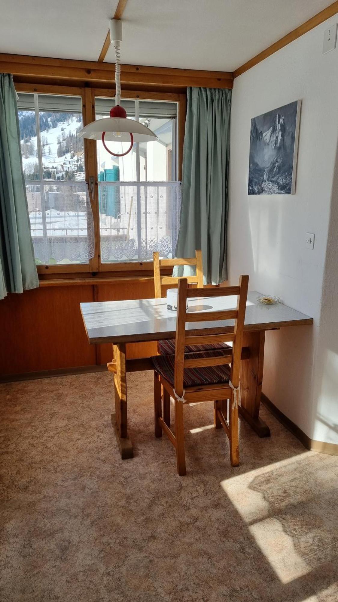 Apartmán Pension Hof Zur Stilli Davos Exteriér fotografie