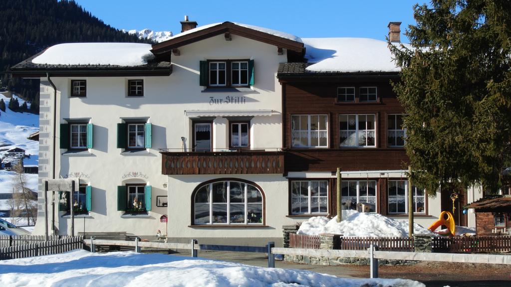 Apartmán Pension Hof Zur Stilli Davos Exteriér fotografie
